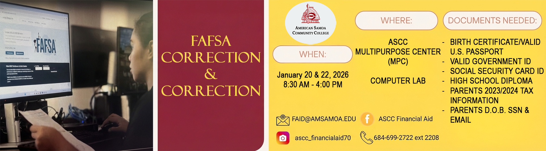 FAFSA Correction