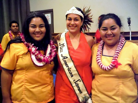 PTK with Miss American Samoa