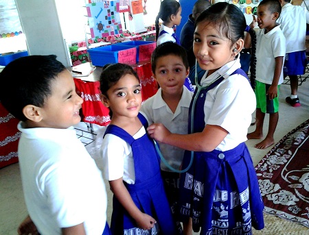 Faleasao Elementary Students